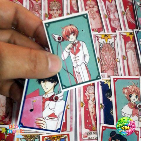 Bộ 54 Sticker Sakura Clow - Hình Dán Trang Trí Chất Lượng Cao, An Toàn, Hoàn Hảo Cho Fan Manga Anime