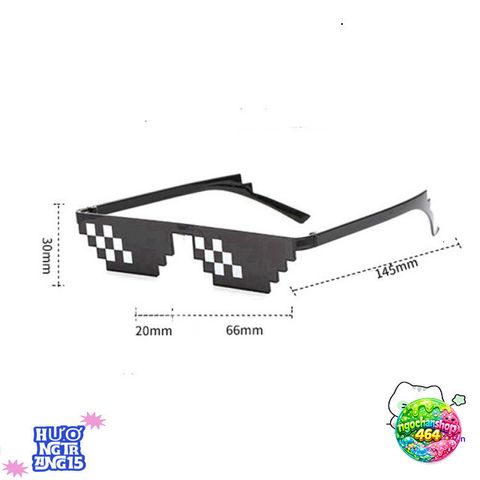 Kính Mát Thug Life 8-Bit UV400 - Kính Chống Nước Polycarbonate Thiết Kế Độc Đáo Cho Nam Giới