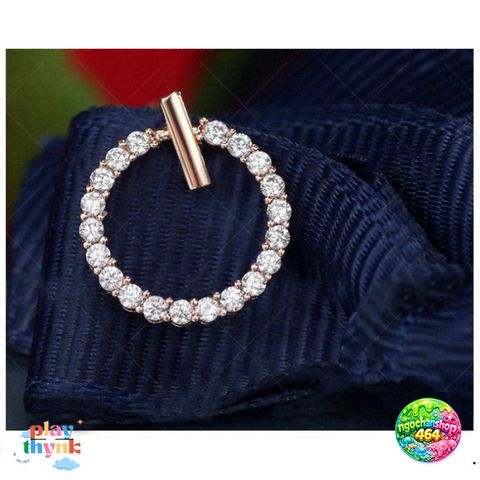 Bông Tai Vòng J6 - Bông Tai Hình Học Nữ Tính - Bạc 925, Vàng 18K Chống Dị Ứng, Hộp Đựng Sang Trọng