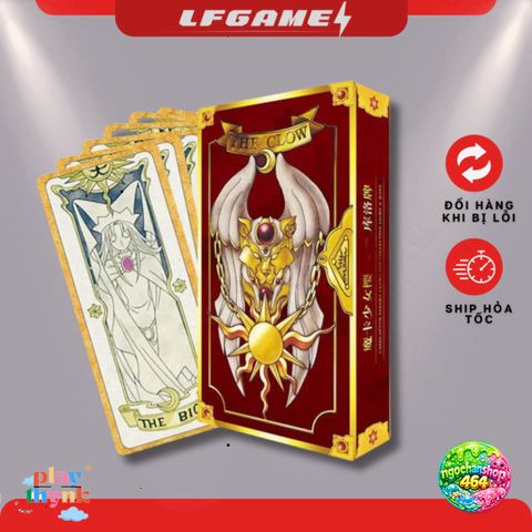 Bộ Bài Thủ Lĩnh Thẻ Bài Sakura Clow Classic 56 Lá - Vintage Manga Tarot Size 7.2x16cm - Quà Tặng Cho Fan Anime