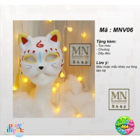 Mặt Nạ Cáo Cosplay Độc Đáo - Hình Cáo Dễ Thương Cho Halloween - Phụ Kiện Hóa Trang Thú Vị