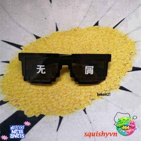 Kính Mắt Thug Life Mine Craft Unisex - Kiểu Dáng Thời Trang, Bền Bỉ và Sang Trọng - Bảo Vệ Tối Ưu cho Mắt