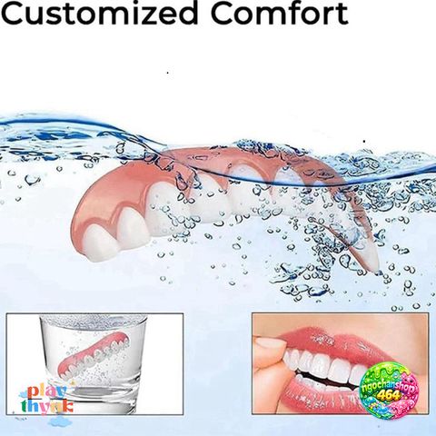 Bộ Răng Giả Silicon Cho Nữ - Răng Tự Nhiên Đẹp, Độ Bền Cao, Dễ Dàng Lắp Đặt, Tăng Cường Sự Tự Tin, Giải Pháp Nha Khoa Mỹ Phẩm