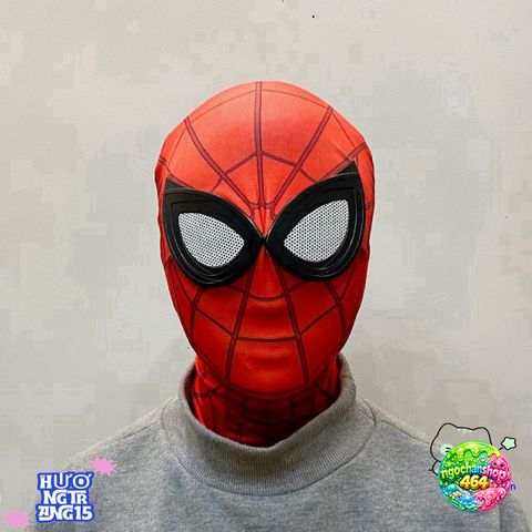 Mặt Nạ Spiderman Cosplay - Phụ Kiện Halloween Người Nhện Chất Liệu Vải Có Giãn - Quà Tặng Cho Fan Hâm Mộ