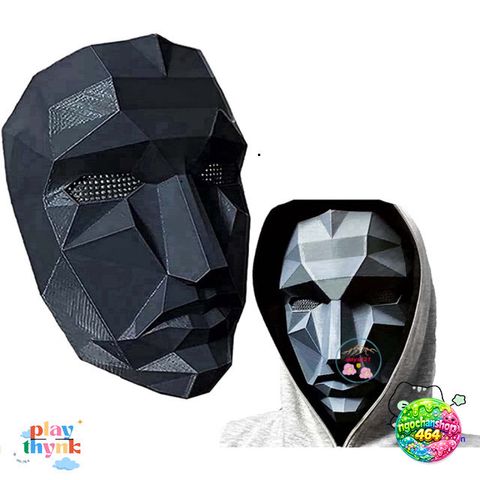 Mặt nạ Boss Squid Game - Phụ kiện hóa trang độc đáo cho Halloween - Cosplay và sự kiện chủ đề phim nổi tiếng
