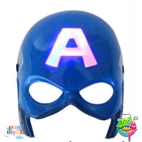 Mặt Nạ Siêu Nhân Phát Sáng Avengers - Khẩu Trang LED Đa Màu Thích Hợp Cho Trẻ Em Và Người Lớn - Quà Tặng Độc Đáo