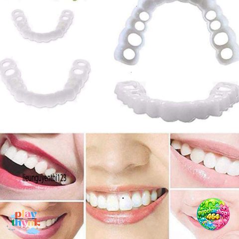 Hàm Răng Giả Silicone Trắng Sáng - Dành Cho Nụ Cười Xinh Nhắn, Thoải Mái Và Đẹp Hoàn Hảo, Phù Hợp Mọi Lứa Tuổi