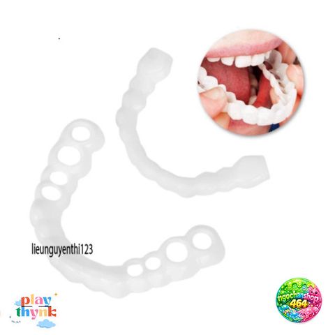 Hàm Răng Giả Silicone Trắng Sáng - Dành Cho Nụ Cười Xinh Nhắn, Thoải Mái Và Đẹp Hoàn Hảo, Phù Hợp Mọi Lứa Tuổi