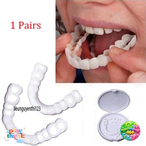Hàm Răng Giả Silicone Trắng Sáng - Dành Cho Nụ Cười Xinh Nhắn, Thoải Mái Và Đẹp Hoàn Hảo, Phù Hợp Mọi Lứa Tuổi