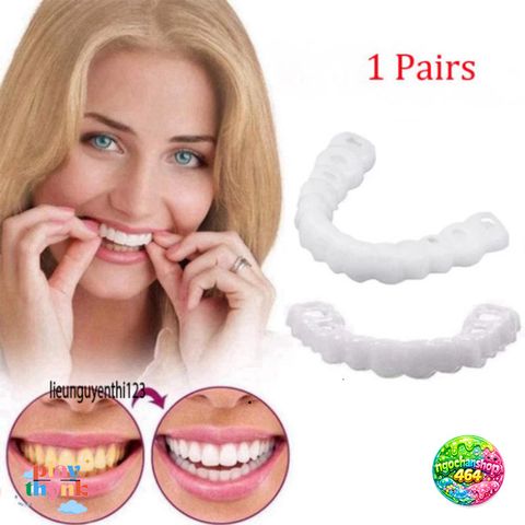 Hàm Răng Giả Silicone Trắng Sáng - Dành Cho Nụ Cười Xinh Nhắn, Thoải Mái Và Đẹp Hoàn Hảo, Phù Hợp Mọi Lứa Tuổi