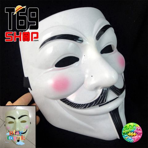 Mặt Nạ Guy Fawkes Anonymous Cosplay - Phụ Kiện Thời Trang Độc Đáo Cho Fan Anime, Manga, Game