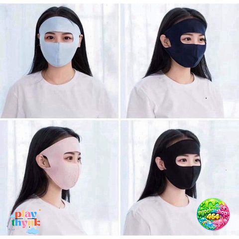 Khẩu trang Ninja chống nắng rộng, thiết kế thời trang, bảo vệ UV - Giúp che kín mặt, thoải mái thở, dễ giặt sạch
