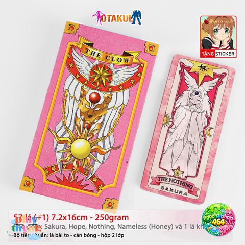 Bộ Bài Tarot Sakura 57 Lá Được Chứng Nhận - Hình Ảnh Đặc Biệt Và Thẻ Mới 2025