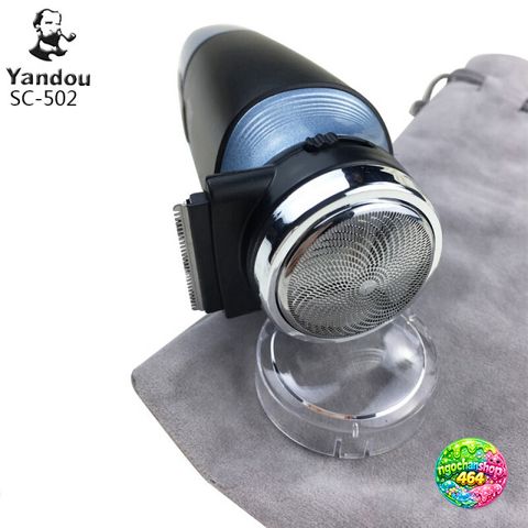 Máy Cạo Râu Yandou SC502 Sạc Lại - Thiết Kế Đẹp, Lưỡi Xoay Mạnh Mẽ, Dễ Dàng Mang Theo Khi Du Lịch