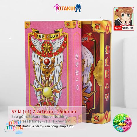 Bộ Bài Tarot Sakura 57 Lá Được Chứng Nhận - Hình Ảnh Đặc Biệt Và Thẻ Mới 2025