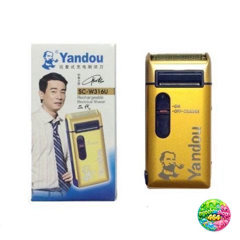Máy Cạo Râu Yandou SC-W316U - Thép Không Gỉ, Pin Sạc, Thiết Kế Nhỏ Gọn, Tiết Kiệm Thời Gian, Dễ Dàng Mang Theo