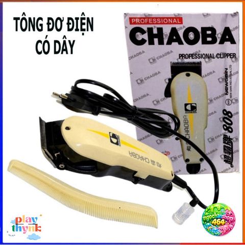 Tông Đơ Cắt Tóc Chaoba 808A - Máy Cắt Tóc Điện Chuyên Nghiệp, Lưỡi Sắc, Điều Chỉnh Tốc Độ, Sử Dụng Gia Đình, Bền Bỉ, 10W