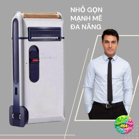 Máy Cạo Râu Pin Sạc Yandou Chính Hãng - Cạo Siêu Sạch, Nhỏ Gọn, Đi Du Lịch, Thời Trang Nam