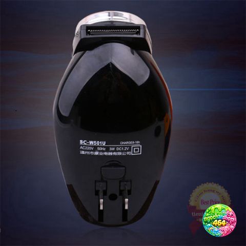 Máy cạo râu Yandou SC 501 - Thiết bị tỉa lông nam chạy pin siêu bền, đầu cạo xoay an toàn, đáng tin cậy cho người dùng.