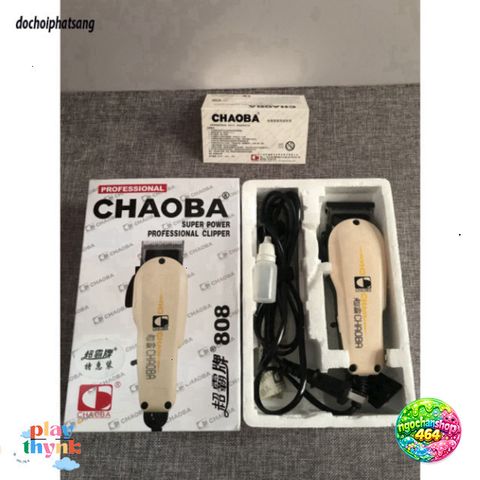 Tông Đơ Cắt Tóc Có Dây Chaoba 808 - Tông Đơ Công Nghiệp Đảm Bảo Chất Lượng, Đơn Giản Sử Dụng Cho Gia Đình và Salon Tóc