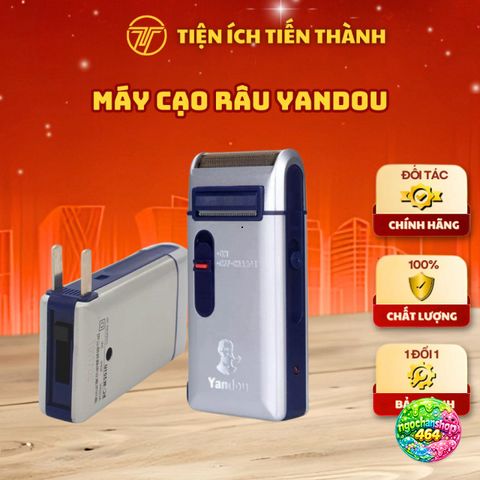 Máy Cạo Râu Điện Yandou SCW 301U - Thiết Kế Nhôm Sang Trọng, Pin Sạc Tiết Kiệm Thời Gian, An Toàn Cho Da