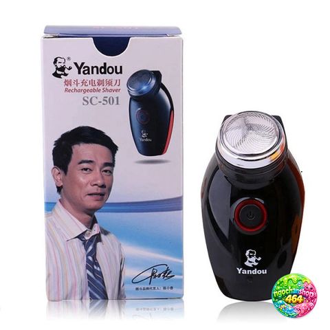 Máy Cạo Râu Yandou SCW SV-W301U - Lưỡi Cạo Xoay Sắc Bén, Thiết Kế Sang Trọng, Nhỏ Gọn, Tiện Lợi Cho Du Lịch, Dùng Pin Bền