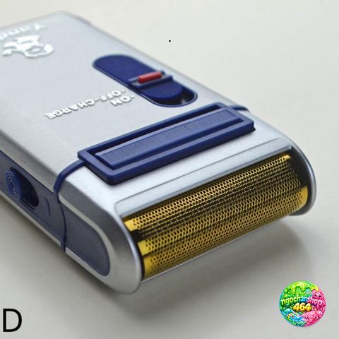Máy Cạo Râu Pin Sạc Yandou Cao Cấp - Tiện Lợi Du Lịch, Lưỡi Ngang Sắc Nhọn, Bao Da Sang Trọng, Quà Tặng Ý Nghĩa cho Phái Đẹp