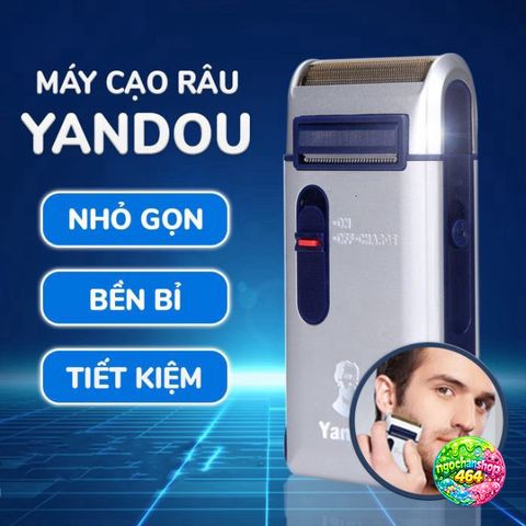 Máy Cạo Râu Mini Yandou Sạc Điện Cao Cấp, Thiết Kế Nhỏ Gọn, Lưỡi Thép Bén, An Toàn, Không Đau - Quà Tặng Nam Giới Tuyệt Vời