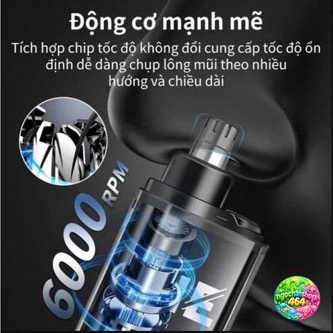 Máy Cạo Râu YanDou Cao Cấp RSCW 301U An Toàn Không Đau Rát + Tặng Máy Tỉa Lông Mũi Mini Tiện Lợi
