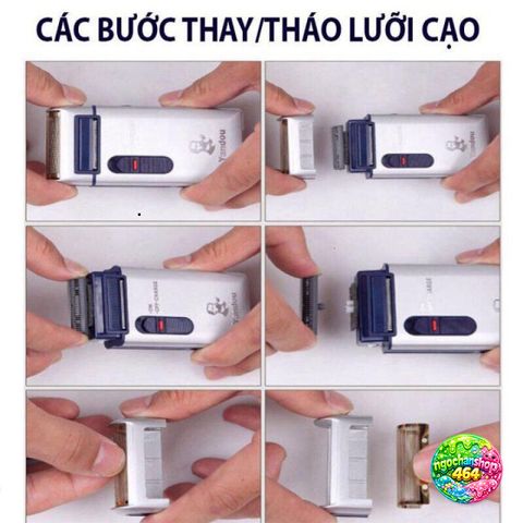 Máy Cạo Râu Yandou Đa Năng Pin Sạc Nhỏ Gọn - Lưỡi Ngang Cầm Tay Vỏ Nhôm Sang Trọng, Quà Tặng Ý Nghĩa Cho Đàn Ông