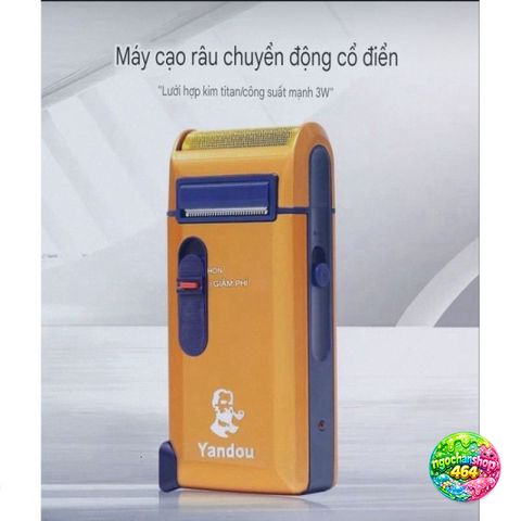 Máy Cạo Râu Yandou SC-W316U Titan - Cạo Sạch, Tiện Lợi, Thiết Kế Sang Trọng - Sạc Dài 30 Phút, Đèn Báo Thông Minh