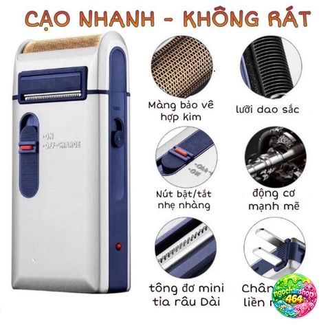 Máy Cạo Râu Khô YANDOU SC-W301U Cao Cấp - Không Gây Đau Rát, Công Suất Mạnh Mẽ, Thiết Kế Sang Trọng, Tiện Dụng Cho Nam giới