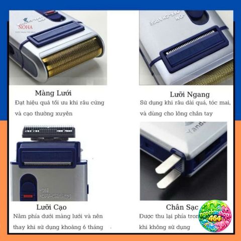 Máy Cạo Râu Yandou SC-W301U và SC-W316U, Cạo Khô Sắc Bén, Thiết Kế Sang Trọng Dành Cho Nam Giới, Tiện Dụng Du Lịch