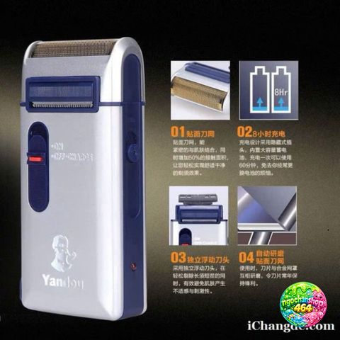 Máy Cạo Râu Yandou SC-W301U và SC-W316U, Cạo Khô Sắc Bén, Thiết Kế Sang Trọng Dành Cho Nam Giới, Tiện Dụng Du Lịch