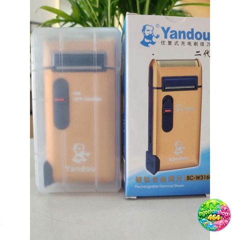 Máy Cạo Râu Điện Yandou Thương Hiệu Cao Cấp Đa Năng, Thiết Kế Nhỏ Gọn Dễ Dàng Mang Theo Cho Nam Giới