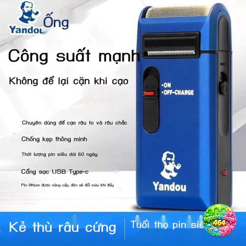 Máy Cạo Râu Điện Yandou 2025 Cho Nam, Dễ Dùng Cho Người Cao Tuổi - Thiết Bị Chăm Sóc Cá Nhân Chính Hãng