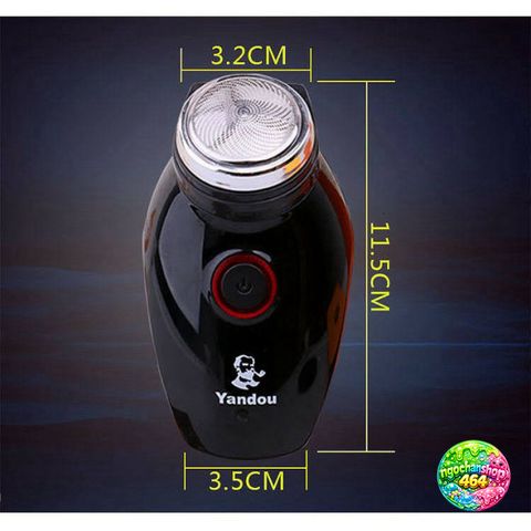 Máy Cạo Râu Yandou SC501 - Lưỡi Tròn Sạch Sát, Pin Sạc Liền, Thiết Kế Thanh Gọn, Túi Đựng Thời Trang cho Đàn Ông