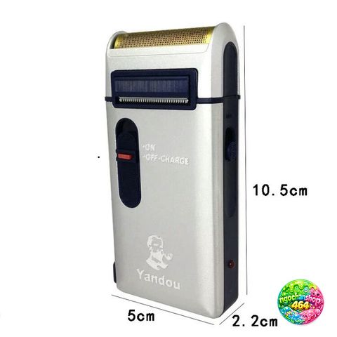 Máy Cạo Râu Khô Yandou W301U Không Dây Sạc Điện - Lưỡi Thép Không Gỉ Đa Năng, Cạo Khô Tiện Lợi, Dễ Dàng Mang Theo