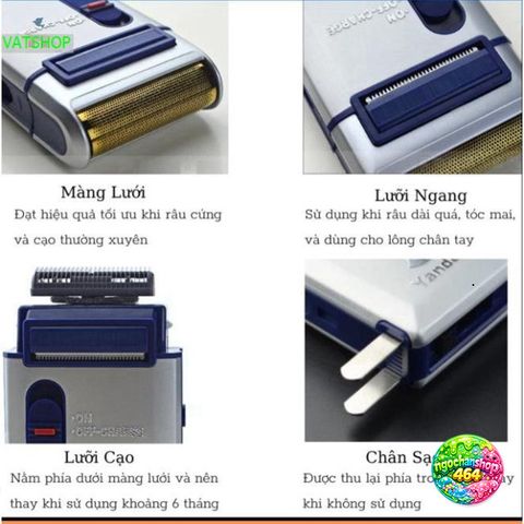 Máy Cạo Râu Đa Năng Yandou W301U - Thiết Kế Nhỏ Gọn, Sạc Pin Tiện Lợi, Cạo Sát Không Gây Đau, Cực Kỳ An Toàn