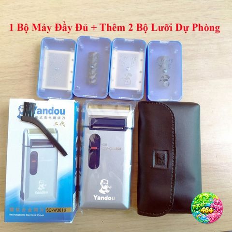 Máy Cạo Râu Yandou SC W301U - Cạo Khô, Lưỡi Dao Sắc Bén, Bảo Hành 1 Đổi 1, Hàng Chính Hãng, Phiên Bản Mới