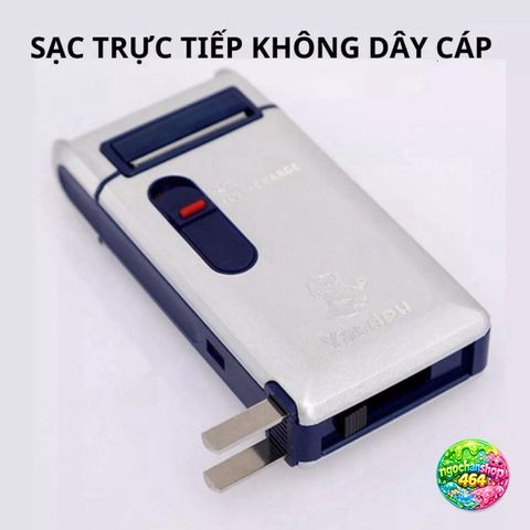 Máy Cạo Râu Yandou RSCW 301U Vỏ Nhôm Sáng Bóng - Lưỡi Ngang Tiện Dụng, Thời Trang Và An Toàn Cho Da