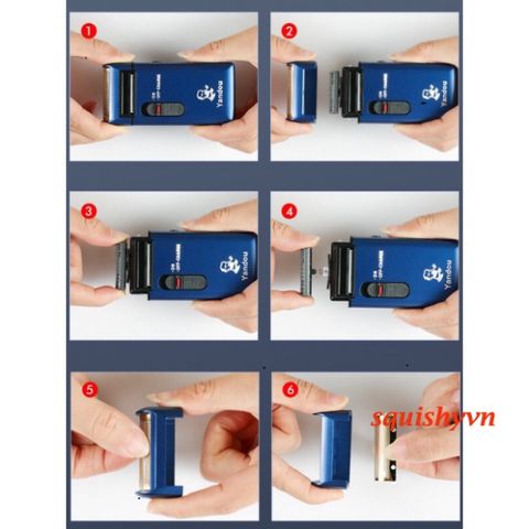 Máy cạo râu YANDOU SC312 - Thiết kế sang trọng, sạc USB tiện lợi, quà tặng phái mạnh hoàn hảo cho làn da nhạy cảm