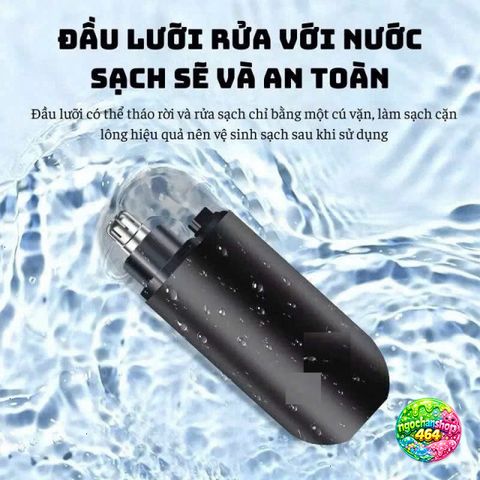 Máy Cạo Râu Cao Cấp Yandou + Máy Tỉa Lông Mũi Konka - Combo Chăm Sóc Cá Nhân Nam Giới Tiện Lợi, Thiết Kế Nhỏ Gọn