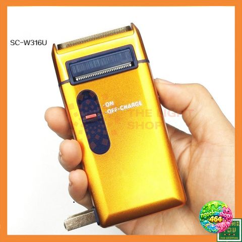 Máy Cạo Râu Nam Yandou SC316 - Màu Vàng Kim Sang Trọng, Không Rát, Sạc Điện, Thiết Kế Nhỏ Gọn, Dễ Dùng cho Đấng Mày Râu