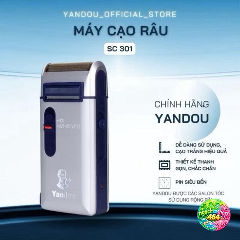 Máy cạo râu Yandou W301U - Thiết kế tự động nhỏ gọn, bền bỉ, tiện lợi cho chăm sóc cá nhân hàng ngày