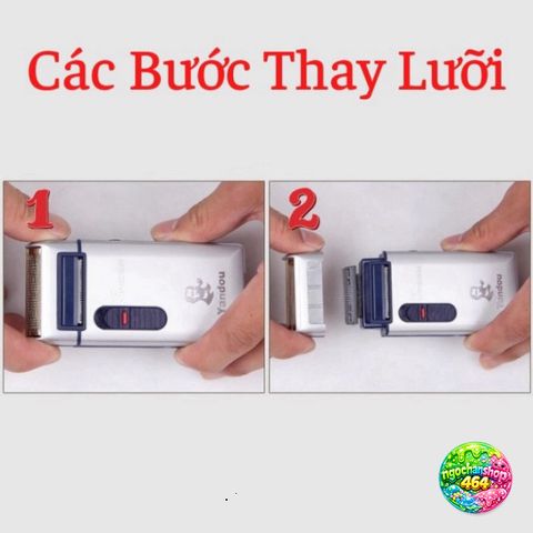 Bộ 5 Lưỡi Cạo Râu Yandou SC-W301U Chính Hãng - Mặt Hàng Chất Lượng Cao Cho Máy Cạo Râu Nam