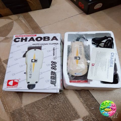 Tông Đơ Cắt Tóc Chaoba 808 Cao Cấp - Chuyên Nghiệp, Thân Nhựa Chắc Chắn, Lưỡi Thép Sắc, Dùng Tại Salon & Gia Đình, Bảo Hành 12 Tháng