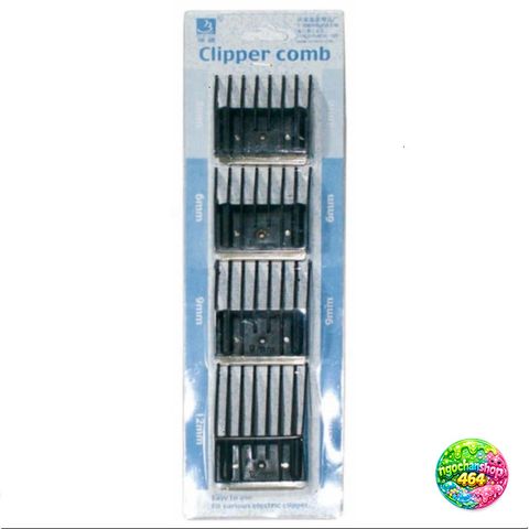 Tông Đơ Cắt Tóc Chaoba 808 - Tăng Đơ Điện Sử Dụng Trong Gia Đình & Salon - Bộ 4 Cữ Cắt Dài 3-6-9-12mm, Thân Nhựa Cao Cấp