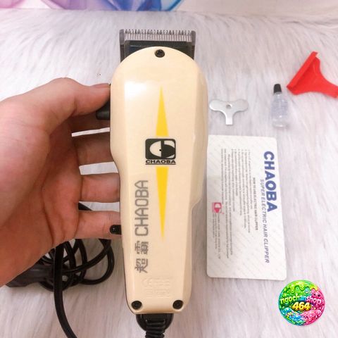 Tông Đơ Cắt Tóc Chaoba 808A Chính Hãng - Tông Đơ Điện Có Dây Chuyên Nghiệp, Thiết Kế Ergonomic, Phụ Kiện Salon Tóc