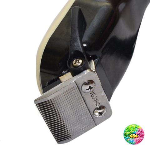 Tông Đơ Cắt Tóc Chaoba 808 - Tông Đơ Điện Chuyên Nghiệp Động Cơ Mạnh Mẽ, Thiết Kế Ergonomic, Sử Dụng Dễ Dàng, Màu Đen Vàng Kem